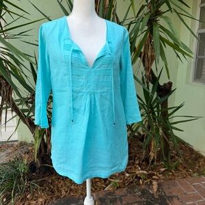 Tommy Bahama Linen Tunic Cover Up